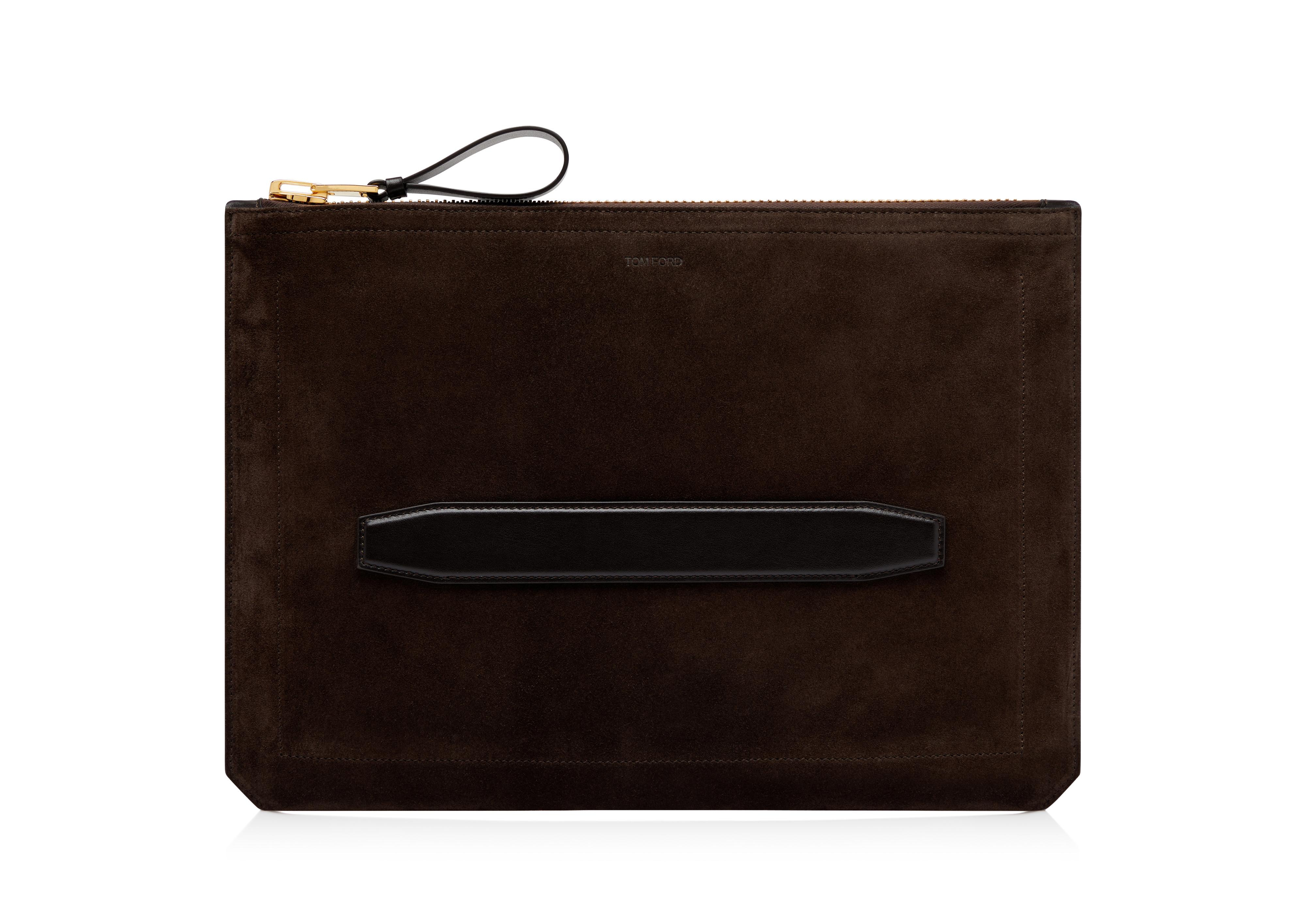 Tom Ford 'Buckley' Briefcase in Orange Suede – Top Shelf Apparel