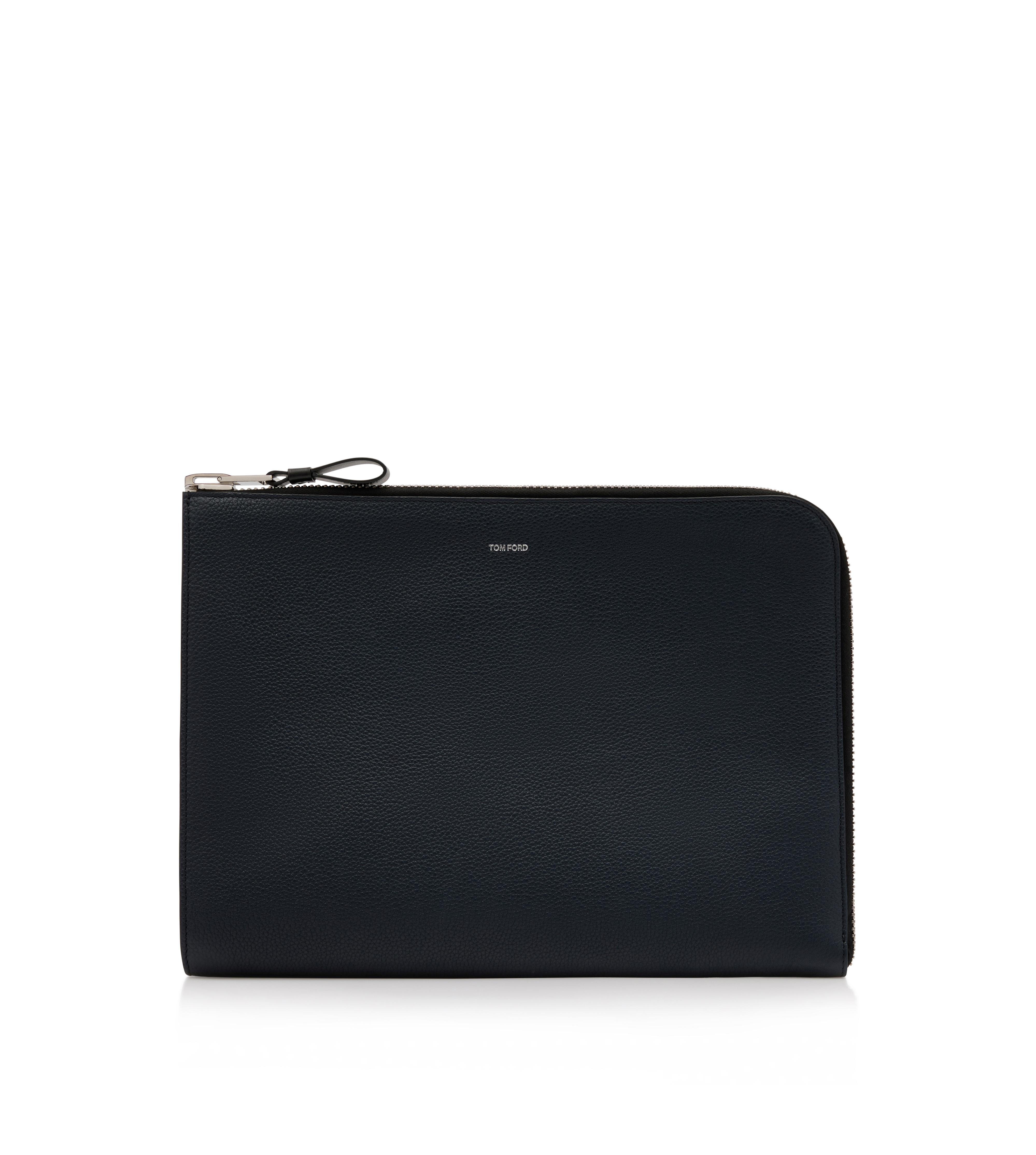 GRAIN LEATHER BUCKLEY ZIP PORTFOLIO