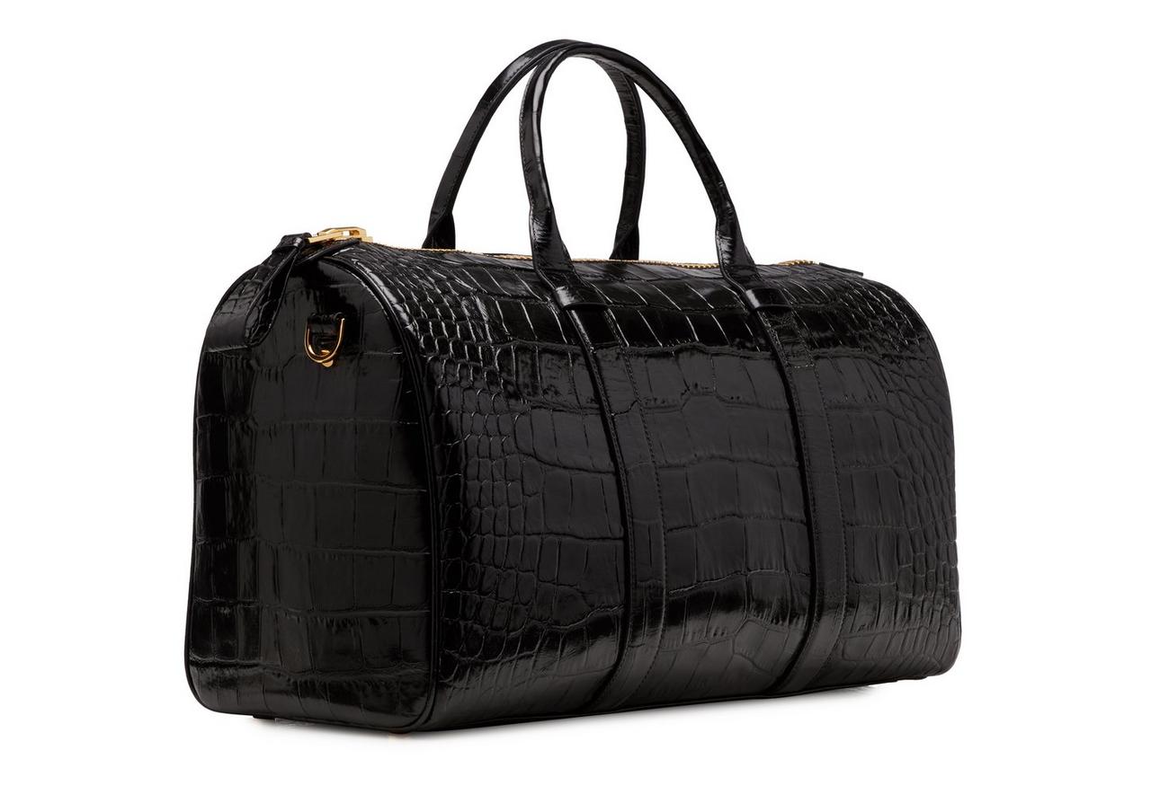 MEDIUM ALLIGATOR BUCKLEY DUFFLE image number 2