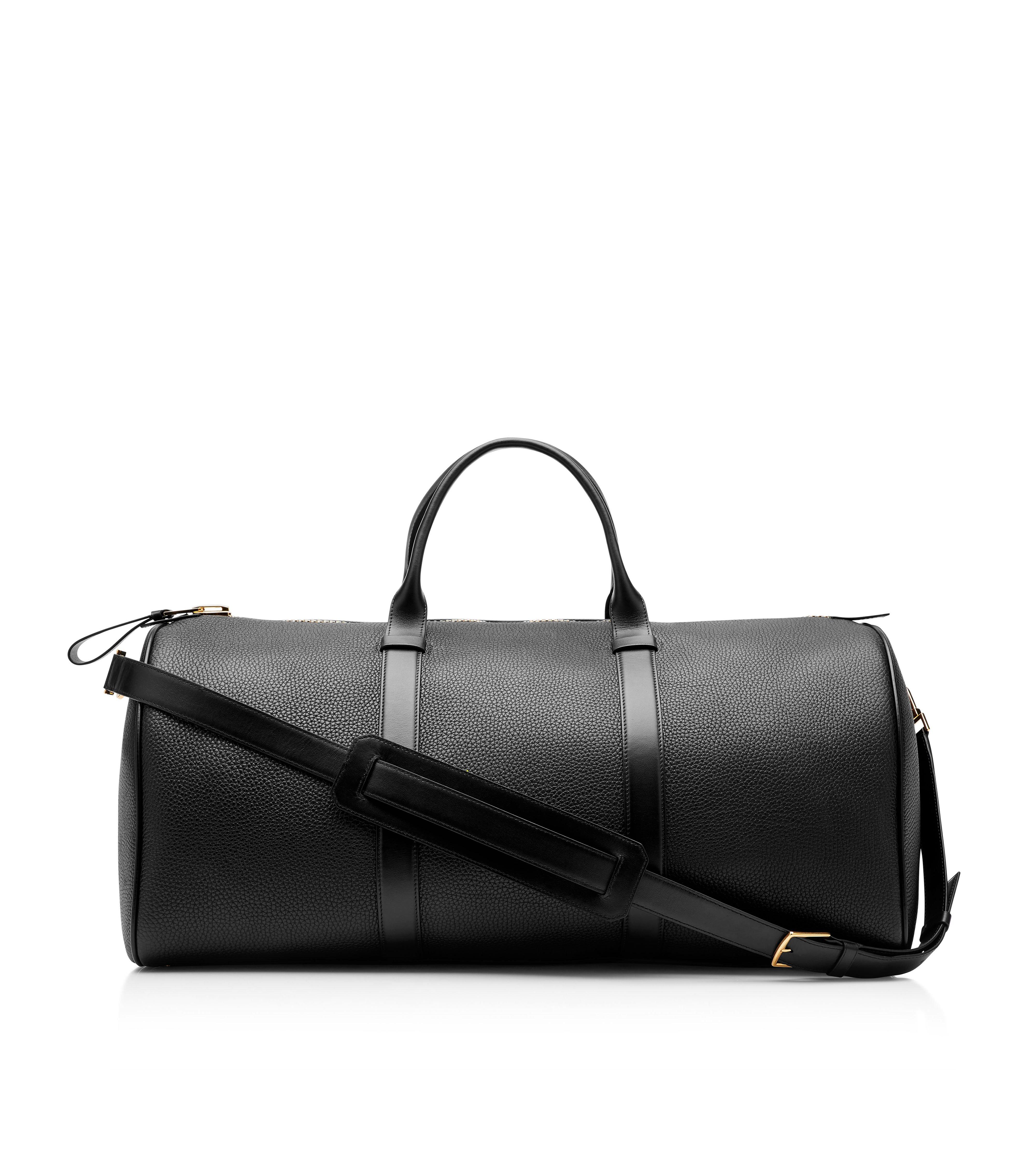 TOM FORD Leather-Trimmed Nylon Weekend Bag for Men