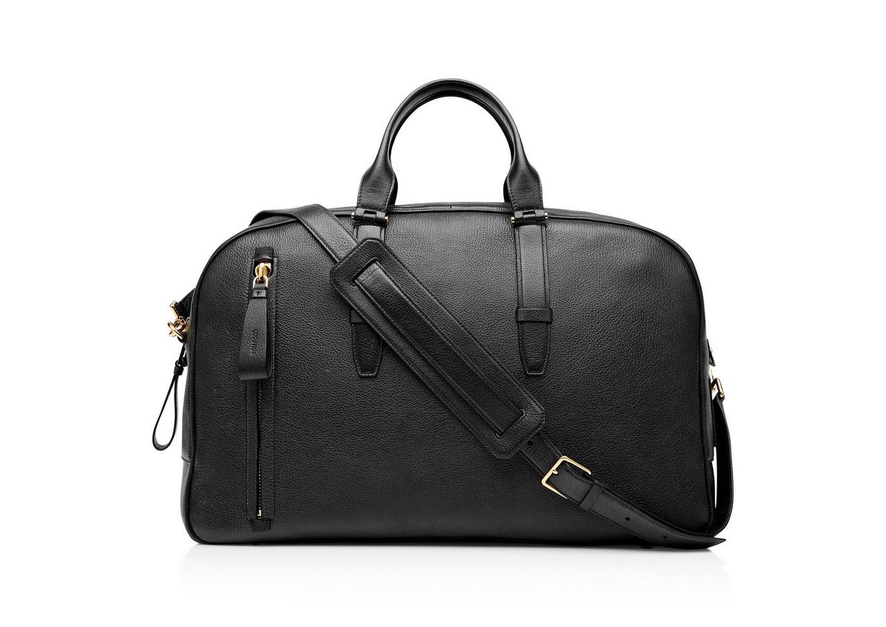 Leather bowling bag