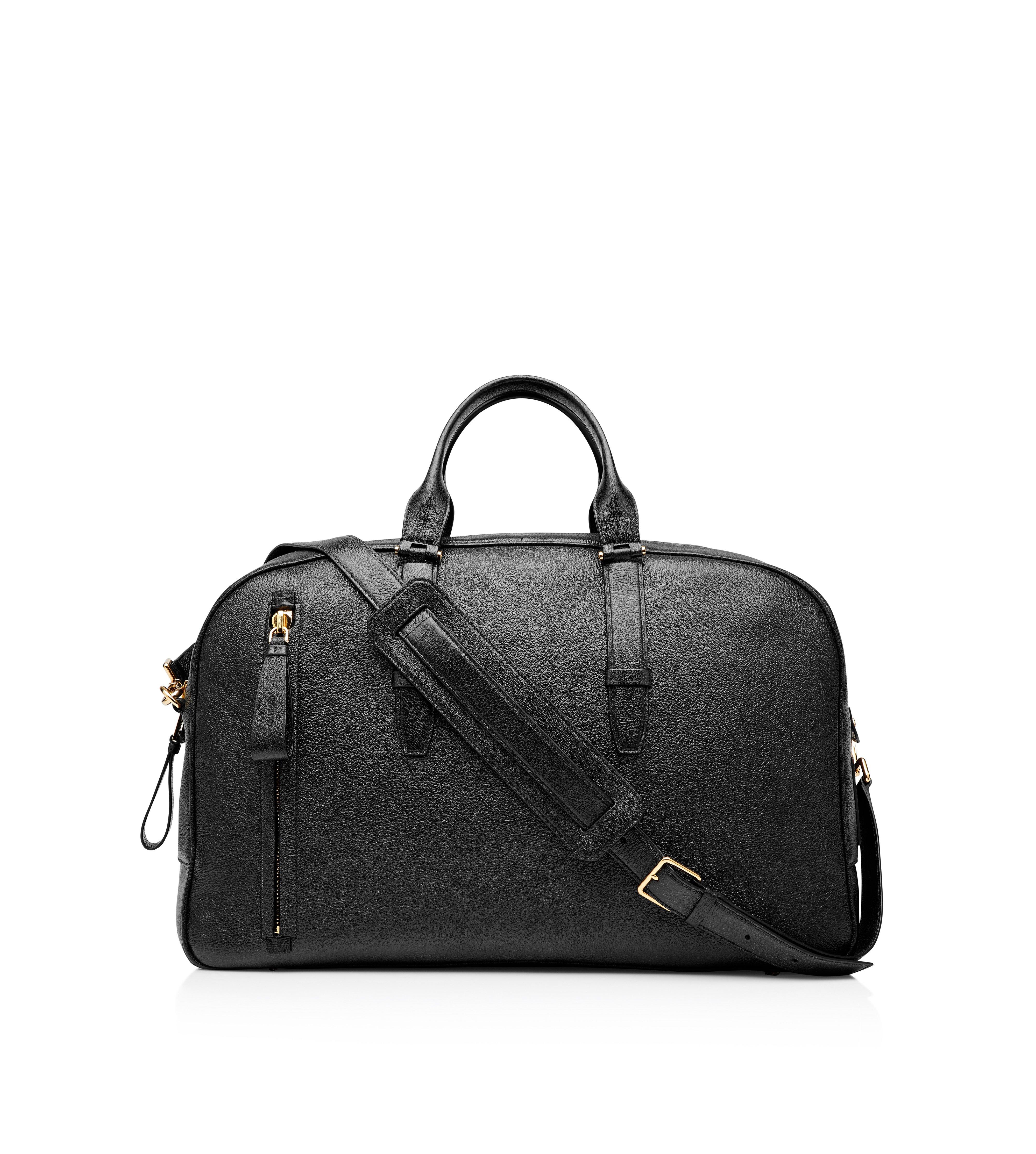 GRAIN LEATHER BUCKLEY BOWLING BAG