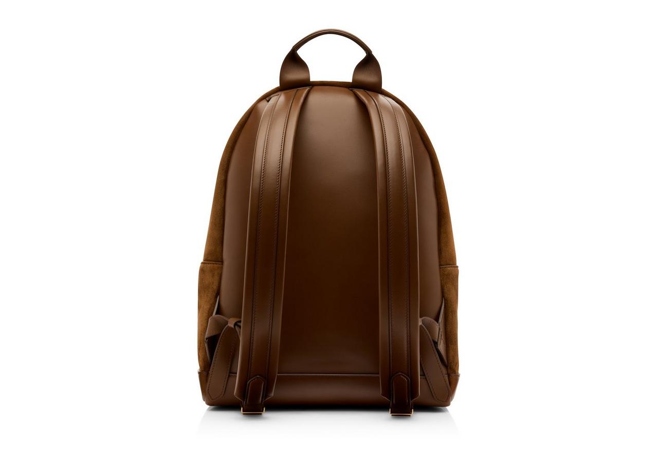 Mens suede online backpack