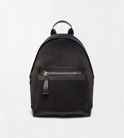 TOM FORD LEATHER CHARCOAL GREY SAC &Agrave; DOS BUCKLEY EN DAIM