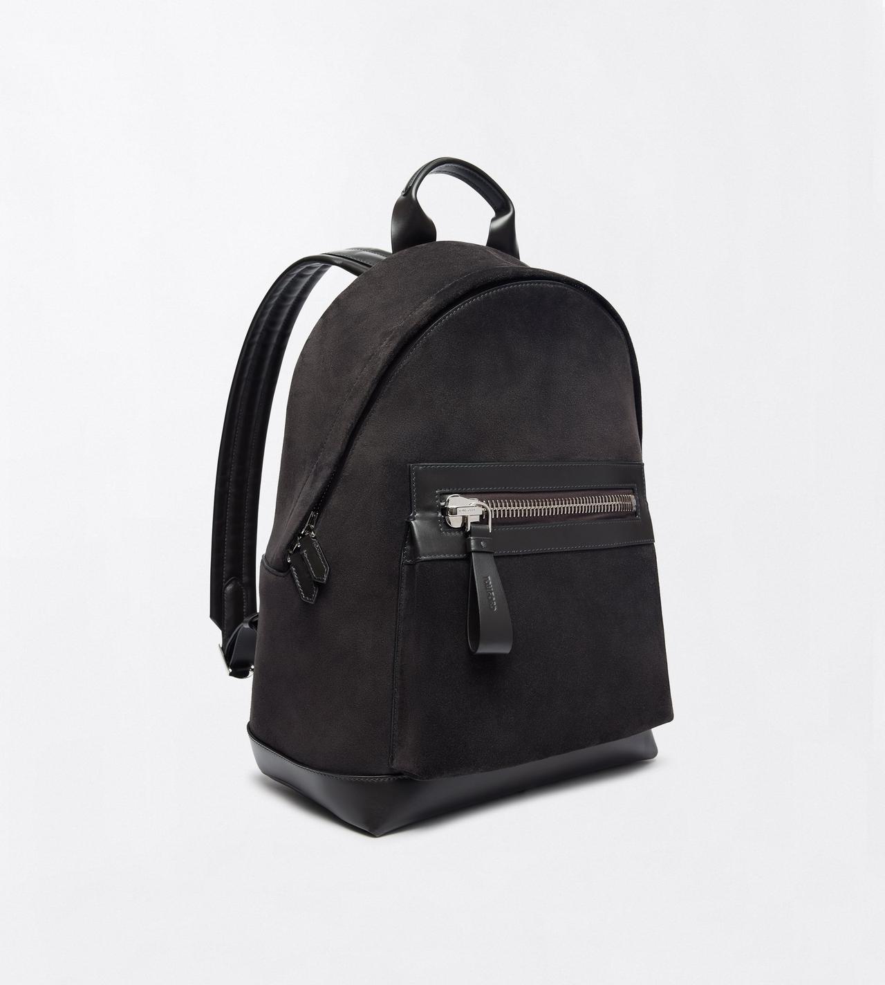 TOM FORD LEATHER CHARCOAL GREY SAC &Agrave; DOS BUCKLEY EN DAIM