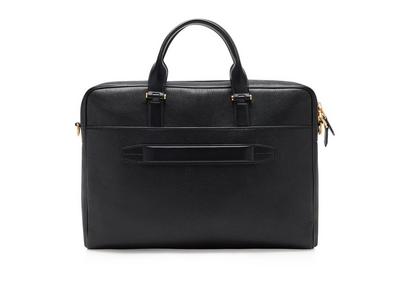 GRAIN LEATHER SLIM BRIEFCASE image number 2