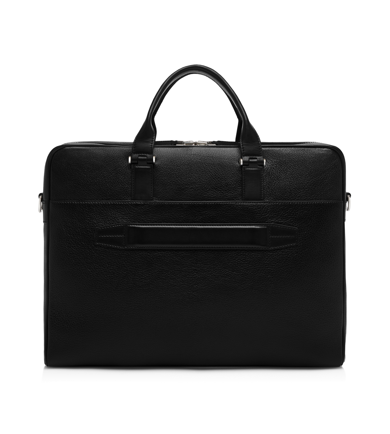 GRAIN LEATHER SLIM BRIEFCASE image number 2