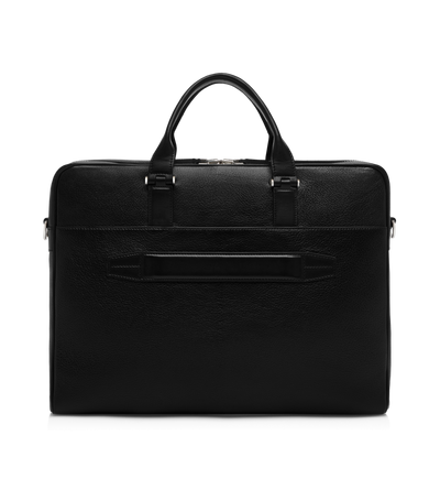 GRAIN LEATHER SLIM BRIEFCASE image number 2