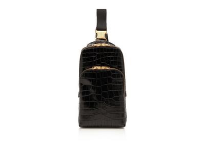 PRINTED ALLIGATOR CROSS BODY BACKPACK image number 0