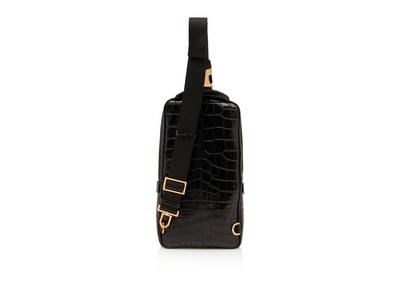 PRINTED ALLIGATOR CROSS BODY BACKPACK image number 2