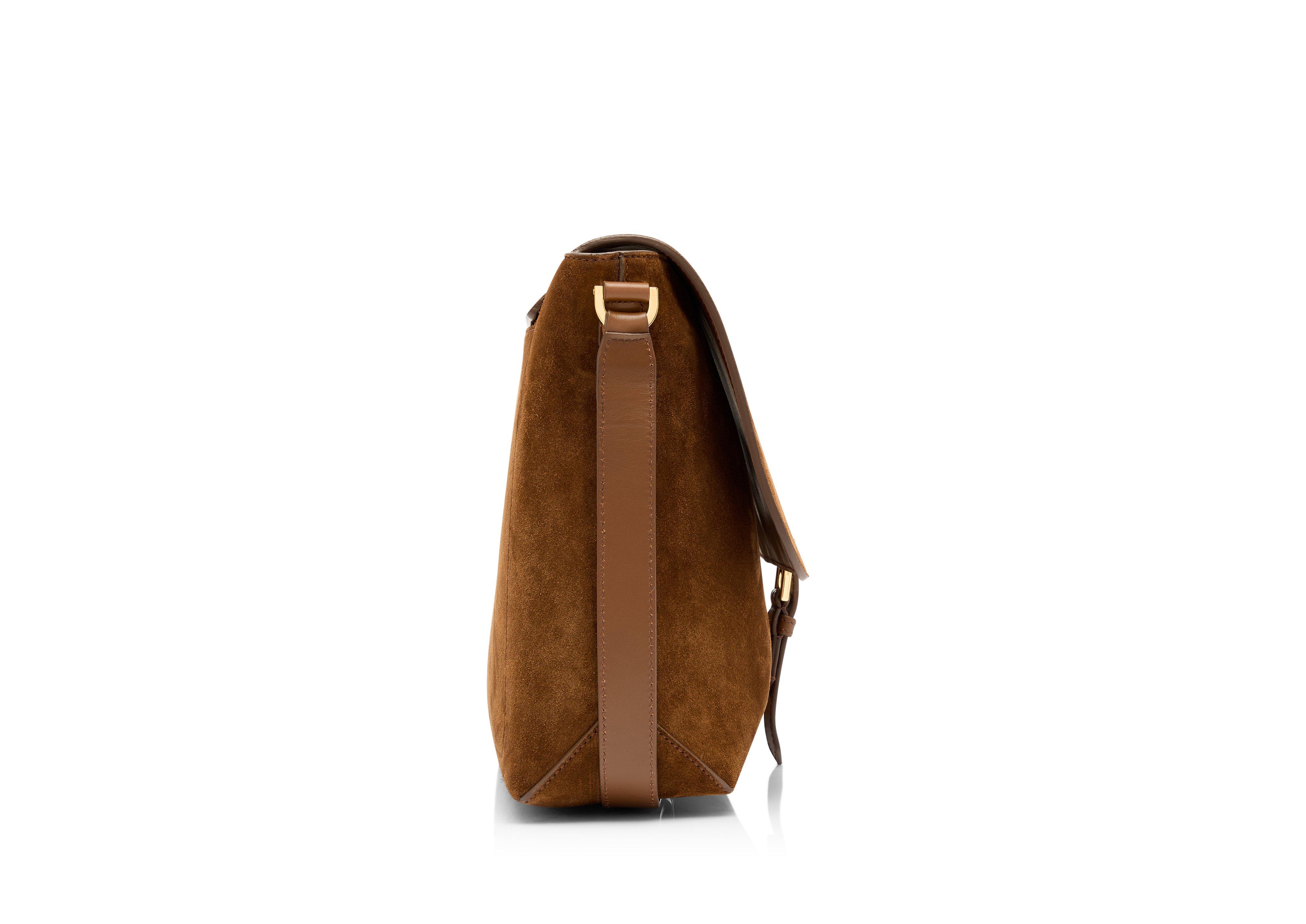 【TOM FORD】エンボスレザー スエード メッセンジャーバッグ SUEDE MEDIUM MESSENGER | Tom Ford Fashion