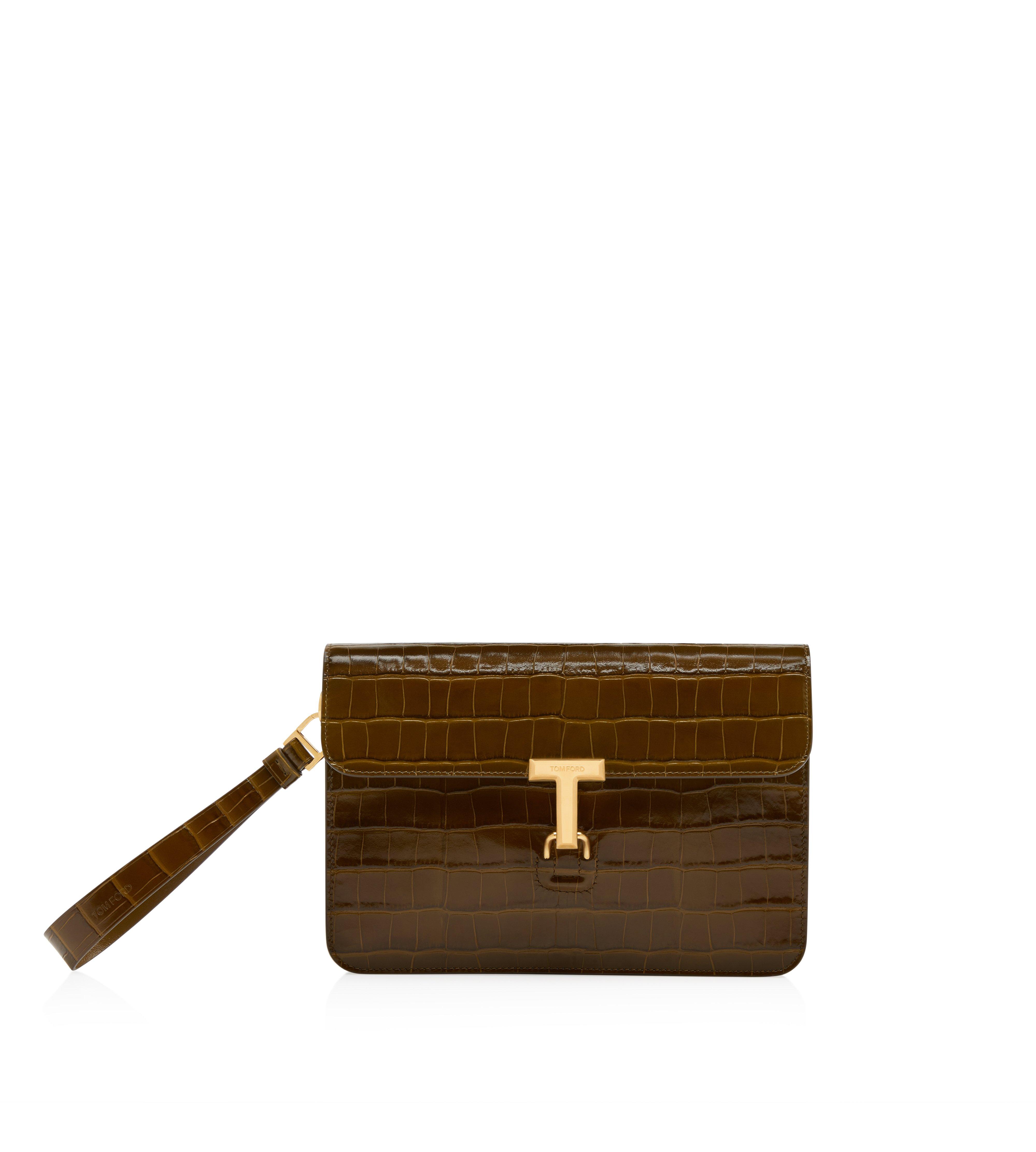 PRINTED CROC T PIN PORTFOLIO | Tom Ford Fashion