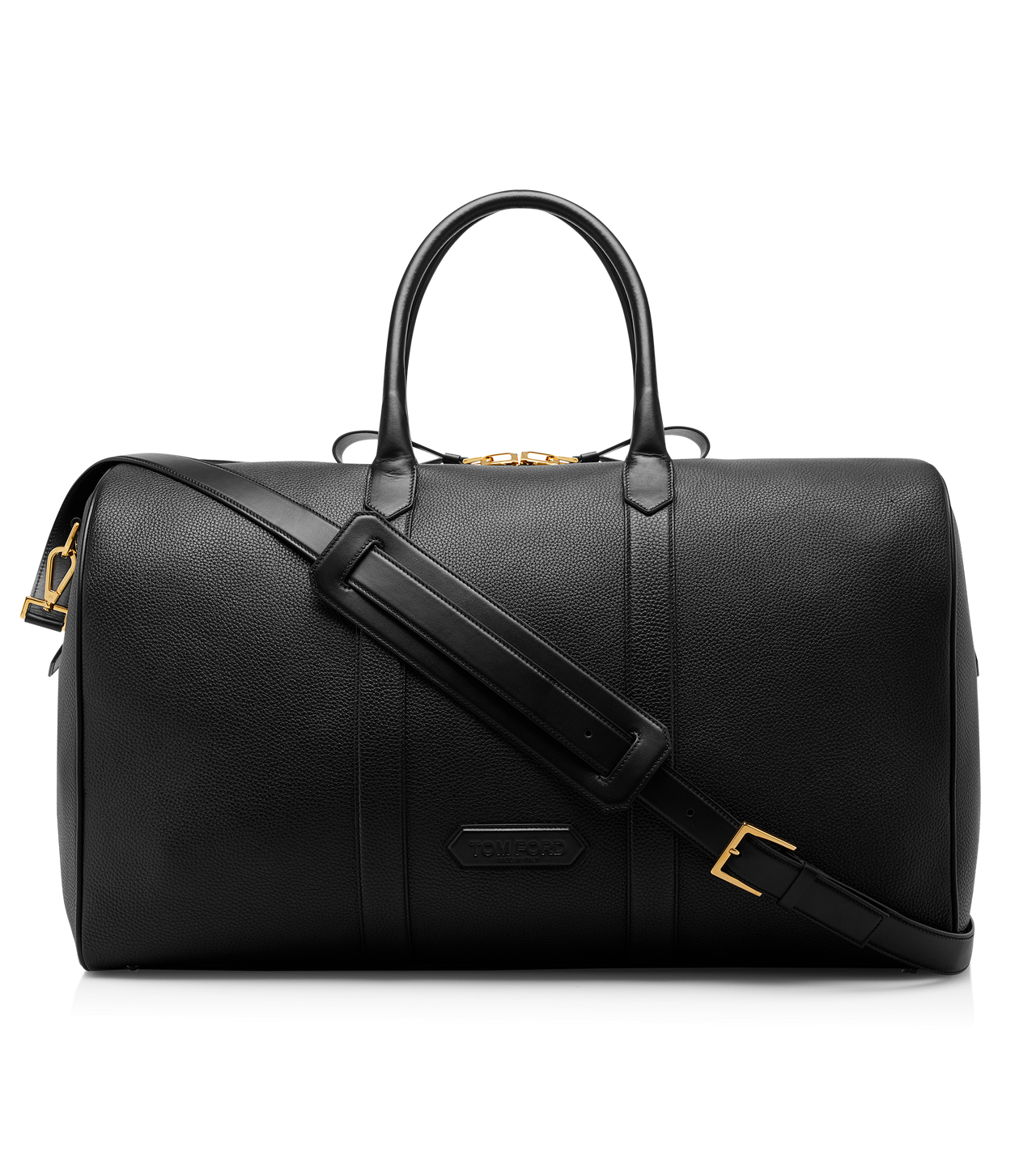 GRAIN LEATHER WIDE OPENING DUFFLE image number 0