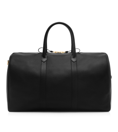 GRAIN LEATHER WIDE OPENING DUFFLE image number 2