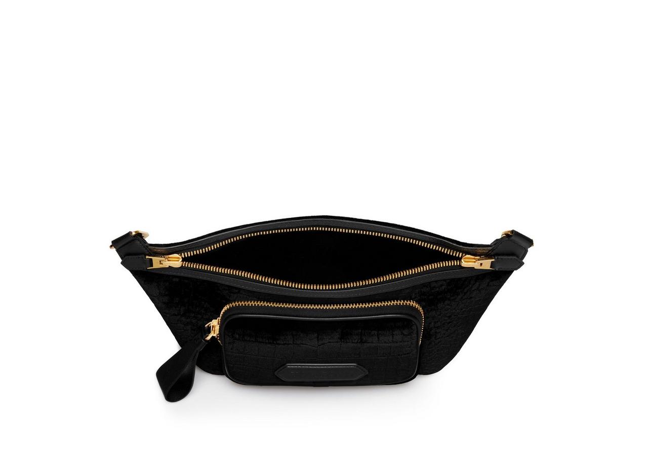 Velvet waist clearance bag