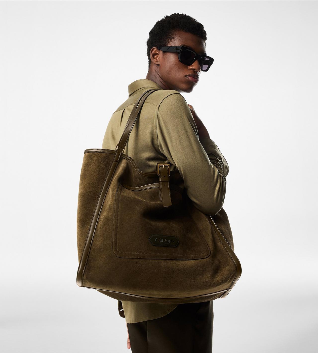 SUEDE GIANT TOTE Tom Ford Fashion