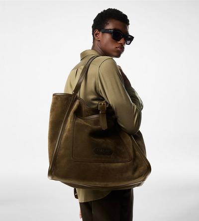 SUEDE GIANT TOTE image number 4