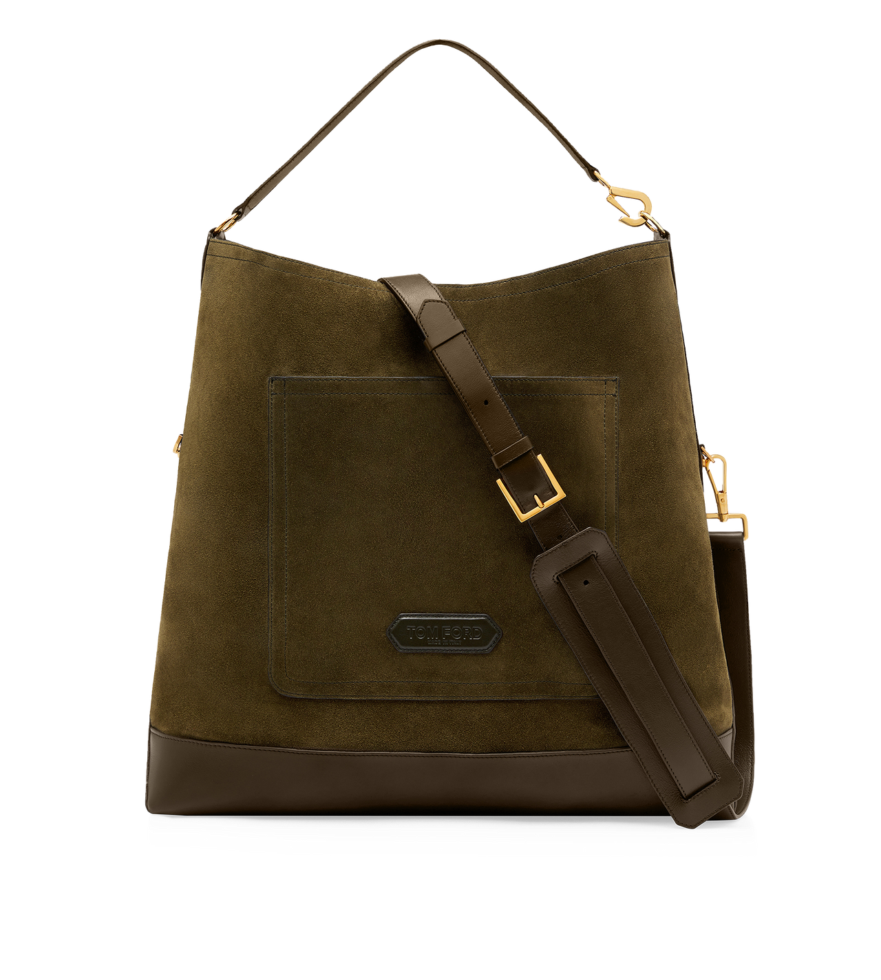 SUEDE TWO STRAP TOTE image number 0