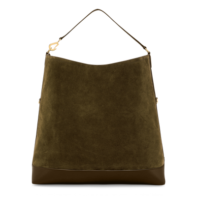 SUEDE TWO STRAP TOTE image number 2