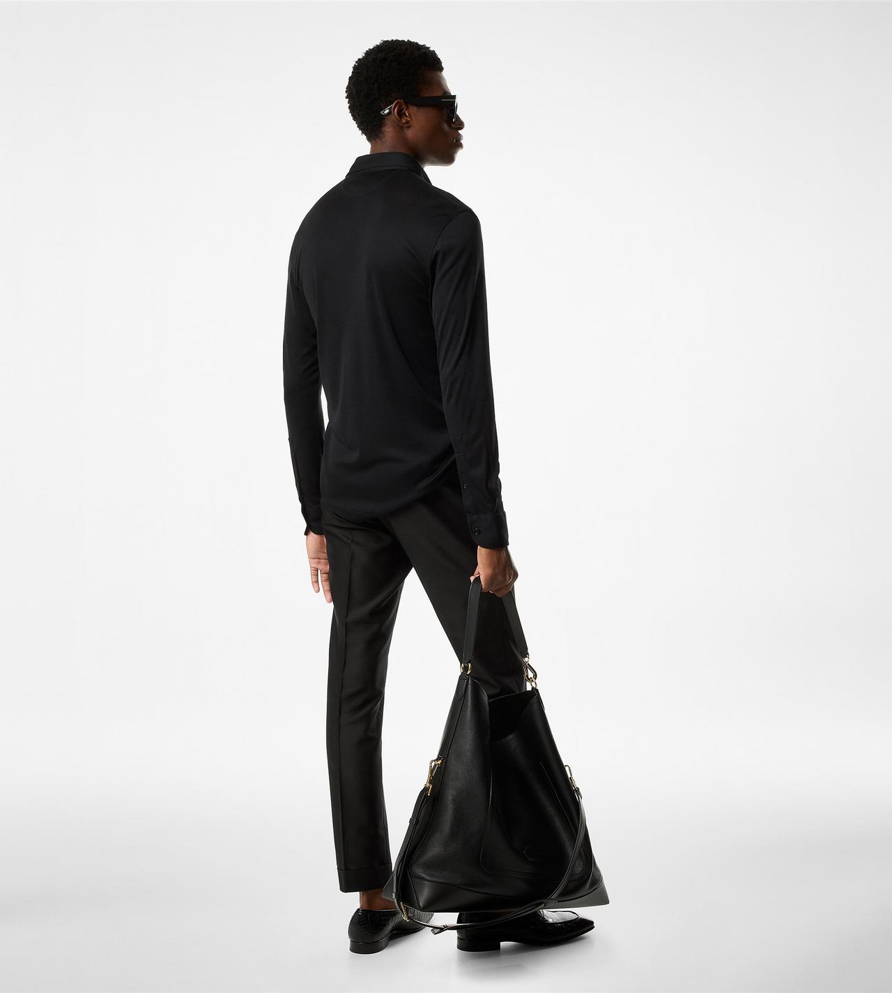 SMOOTH LEATHER TWO STRAP TOTE image number 5