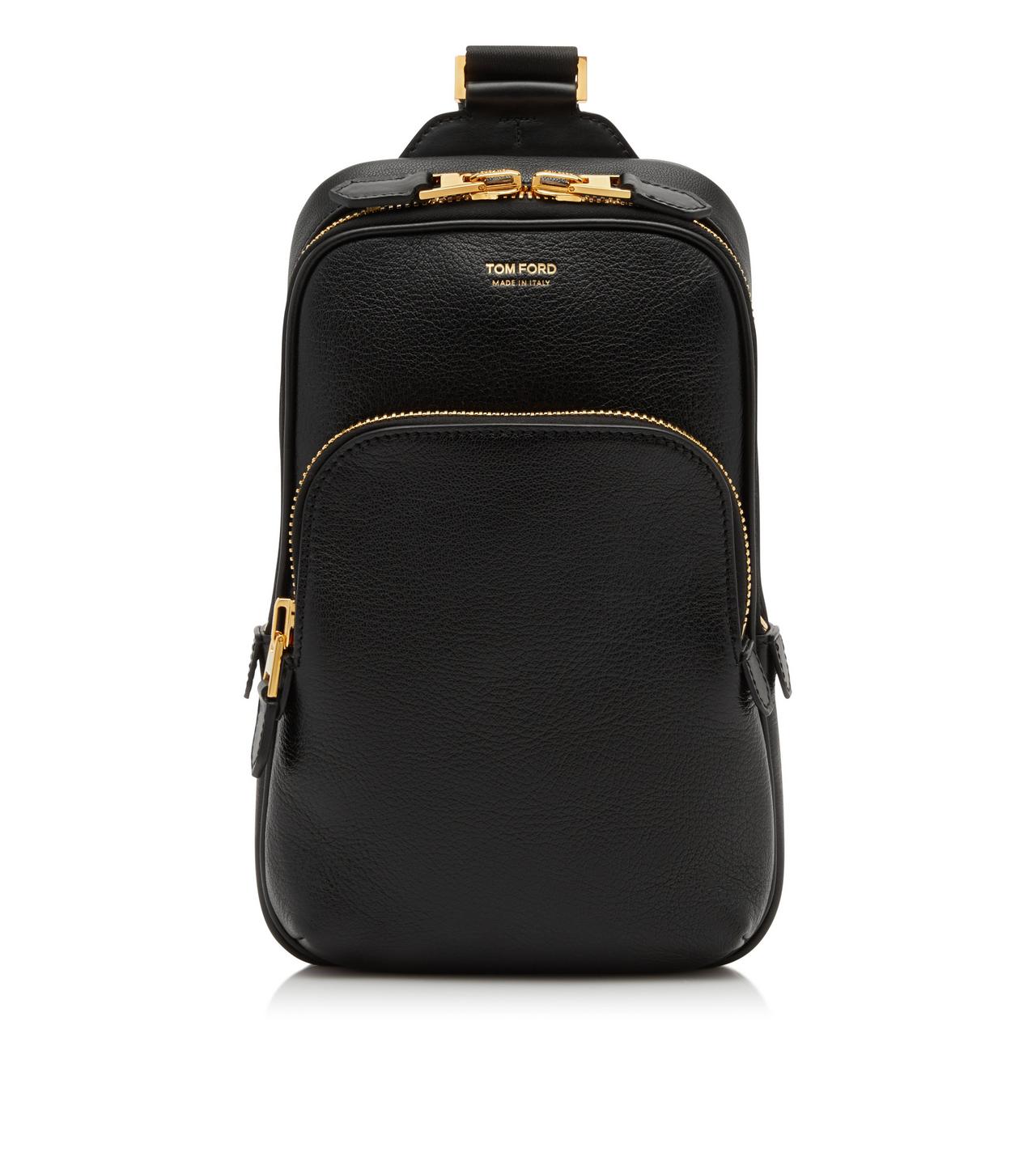 GRAIN LEATHER CROSS-BODY BACKPACK image number 0