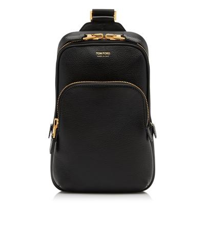 GRAIN LEATHER CROSS-BODY BACKPACK