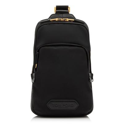 RECYCLED NYLON CROSS-BODY BACKPACK