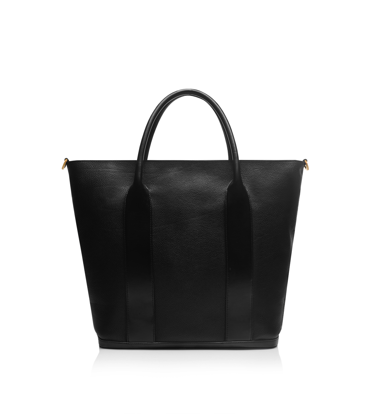 GRAIN LEATHER SHOPPER WITH ZIP image number 2