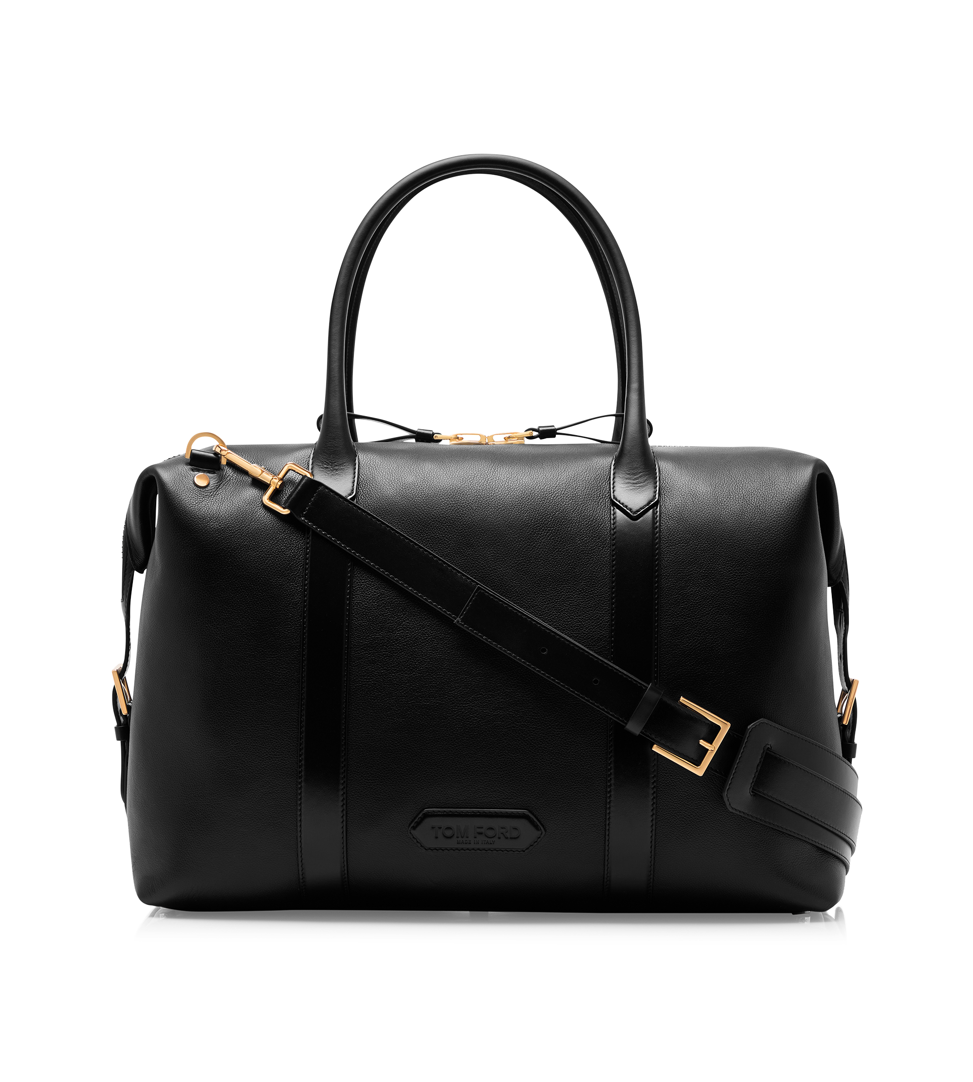 SMOOTH LEATHER SIDE BUCKLE HOLDALL | Tom Ford Fashion