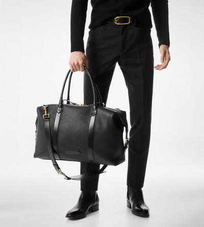 SMOOTH LEATHER SIDE BUCKLE HOLDALL image number 4