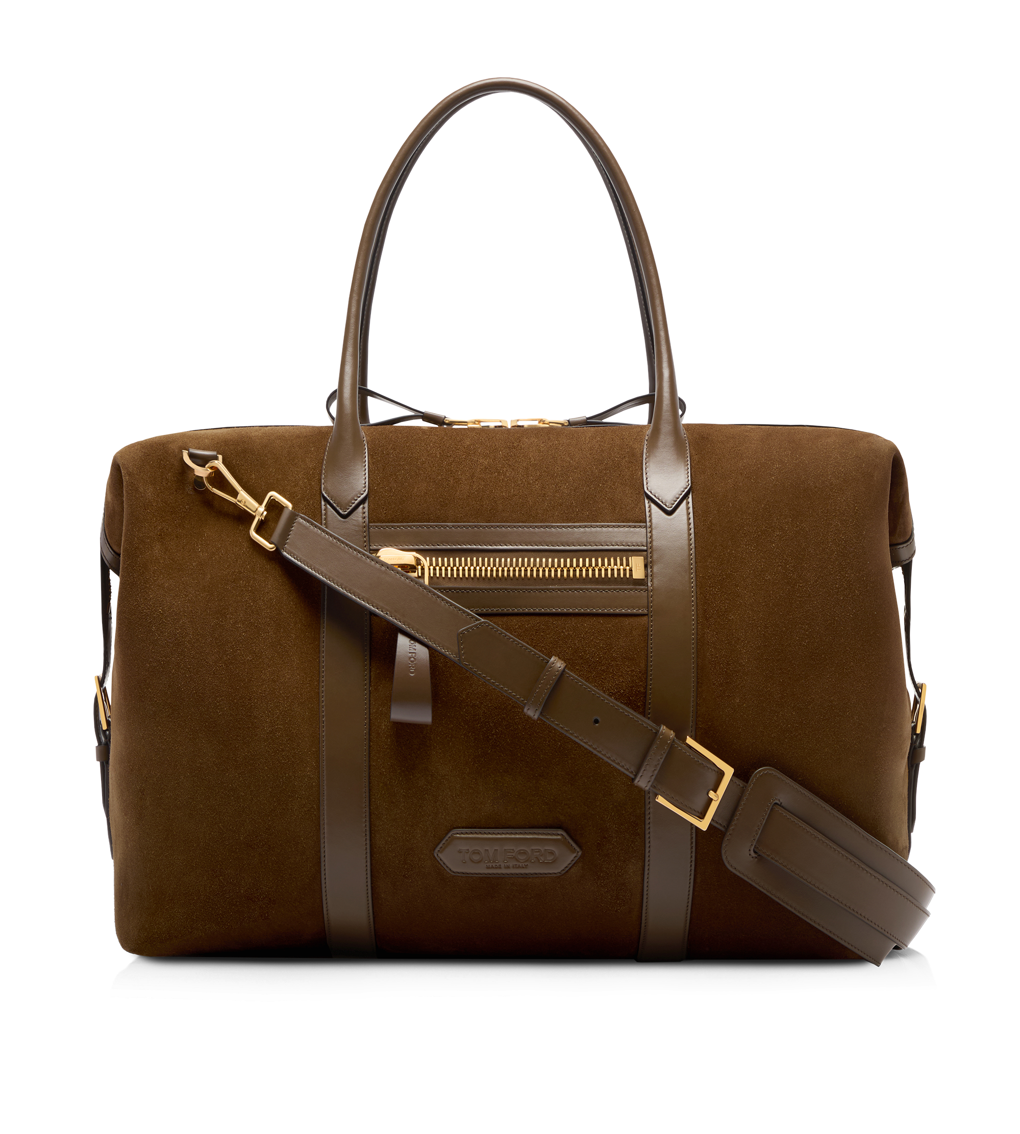 SUEDE BUCKLEY HOLDALL