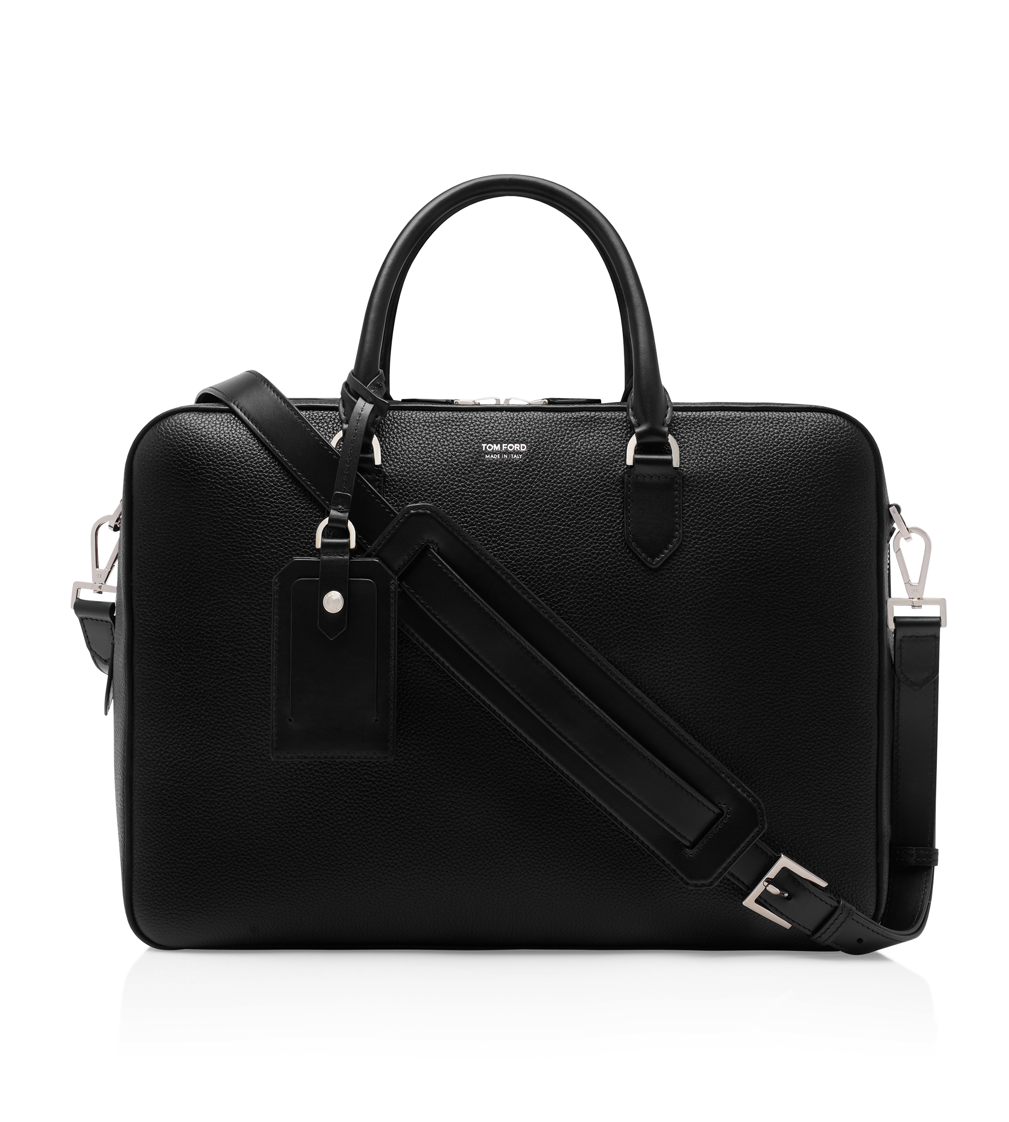 GRAIN LEATHER ELLIOT LARGE BRIEFCASE | Tom Ford Fashion