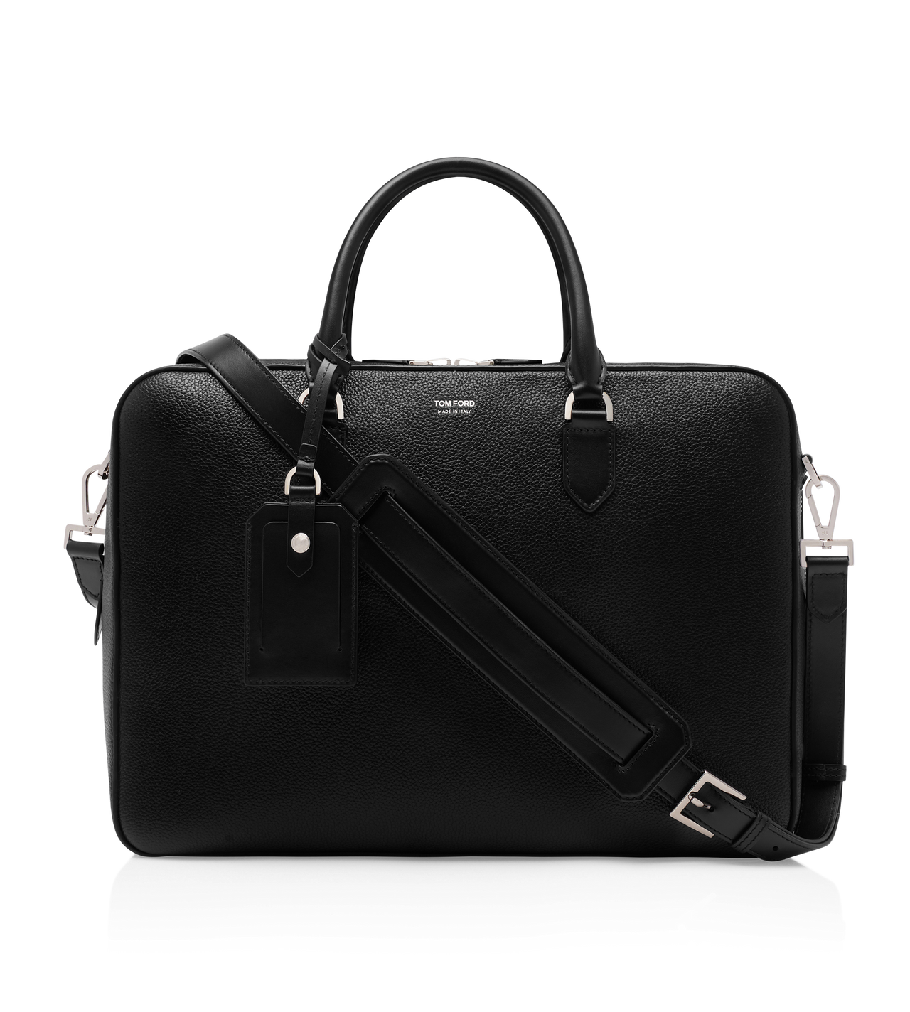 GRAIN LEATHER ELLIOT LARGE BRIEFCASE image number 0