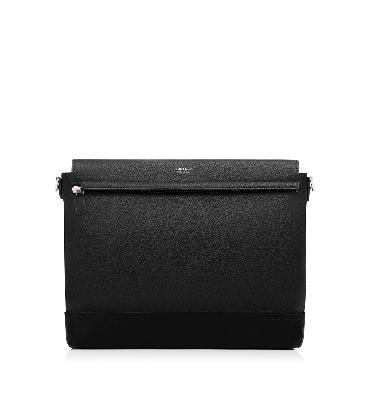 LEATHER AND SUEDE CHIC SPORT FLAP MESSENGER image number 2