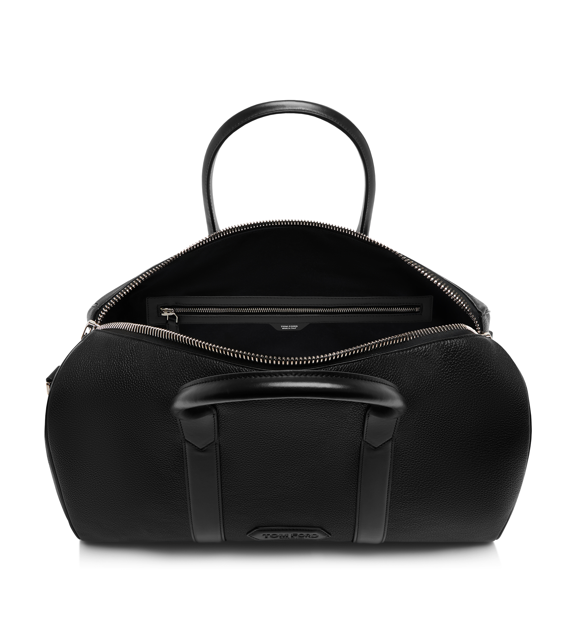 GRAIN LEATHER WIDE OPENING MEDIUM DUFFLE | TOM FORD Fashion
