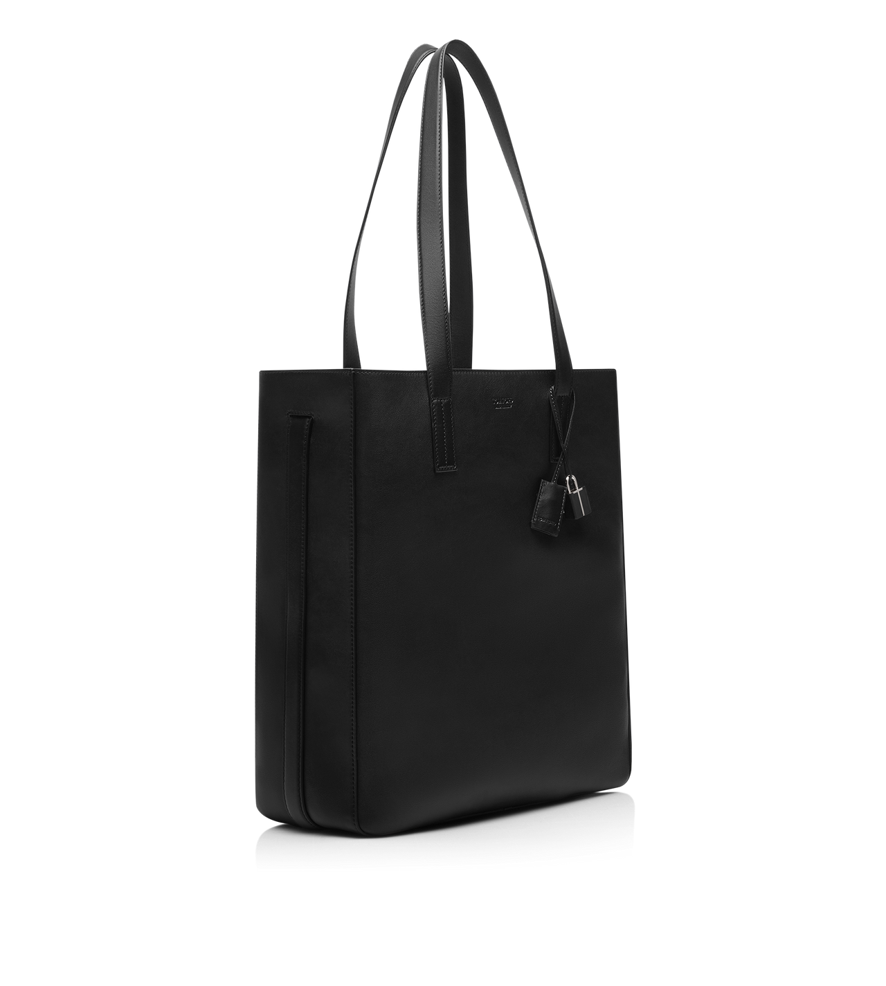 NATURAL LEATHER NORTH SOUTH TOTE image number 1