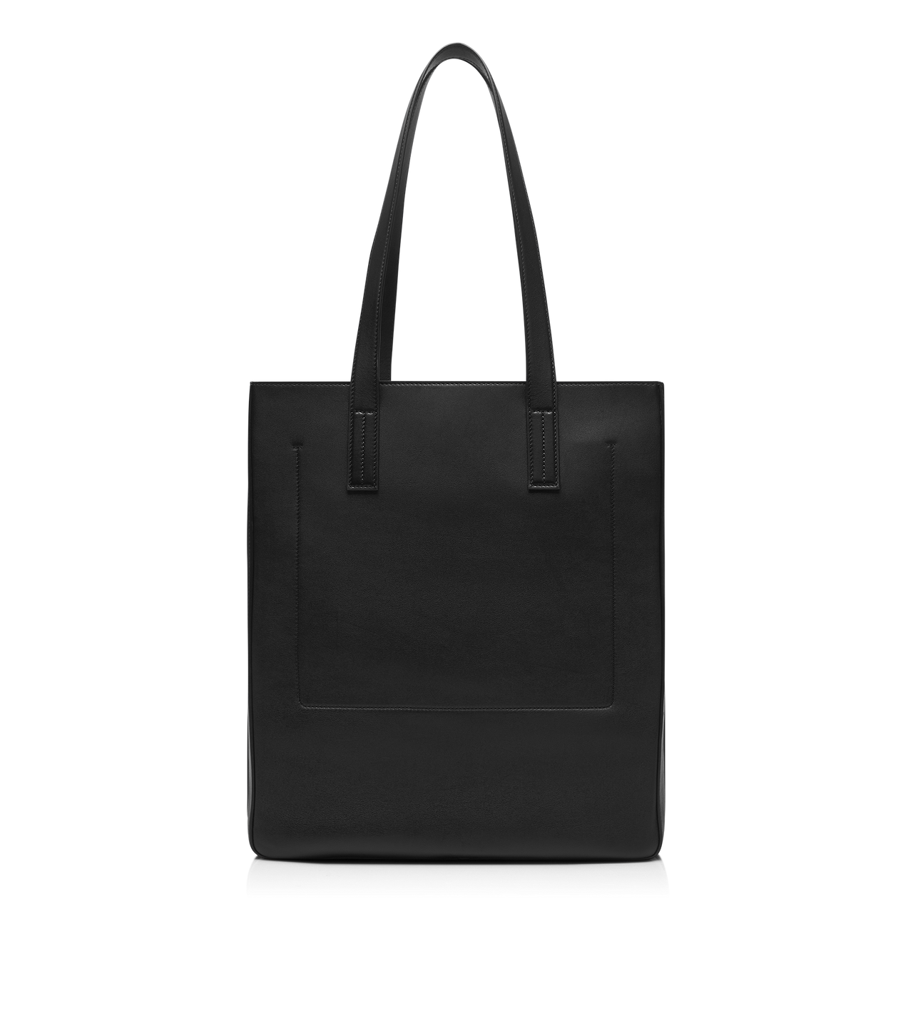 NATURAL LEATHER NORTH SOUTH TOTE image number 2