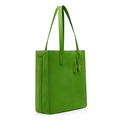 CASHMERE SUEDE NORTH SOUTH TOTE image number 1