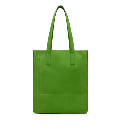 CASHMERE SUEDE NORTH SOUTH TOTE image number 2