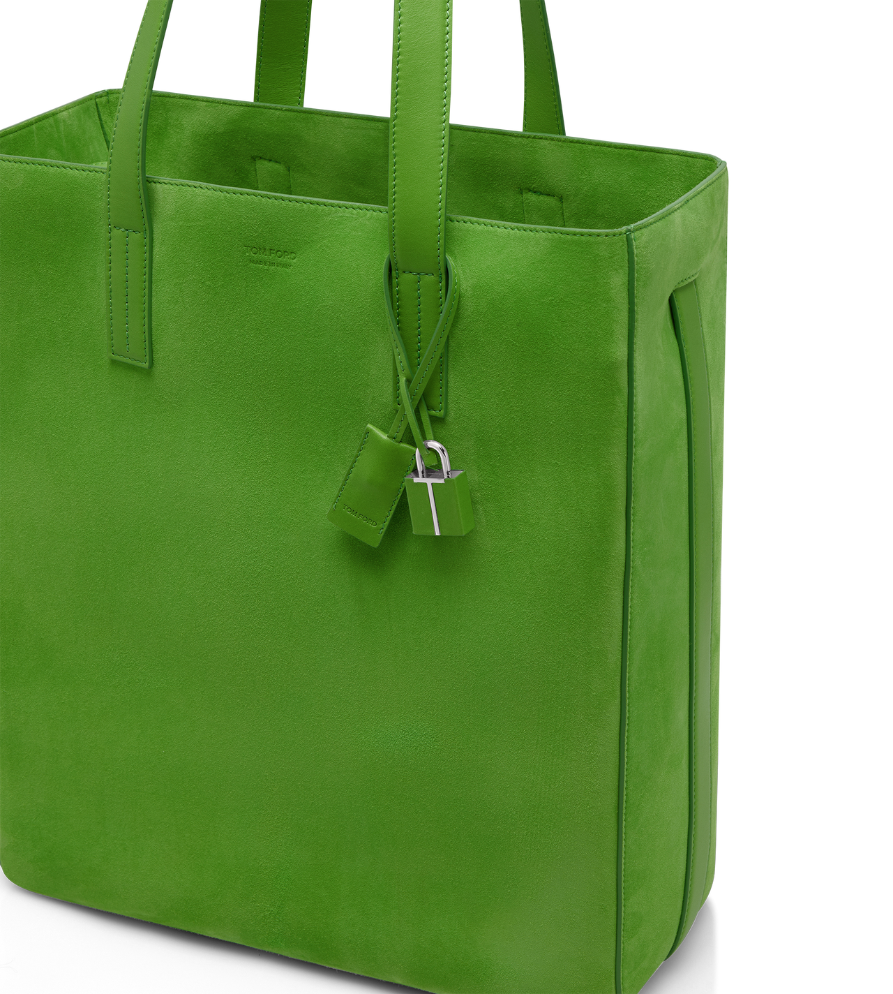 CASHMERE SUEDE NORTH SOUTH TOTE image number 4