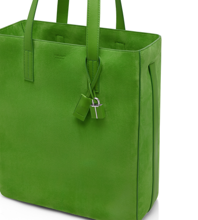 CASHMERE SUEDE NORTH SOUTH TOTE image number 4