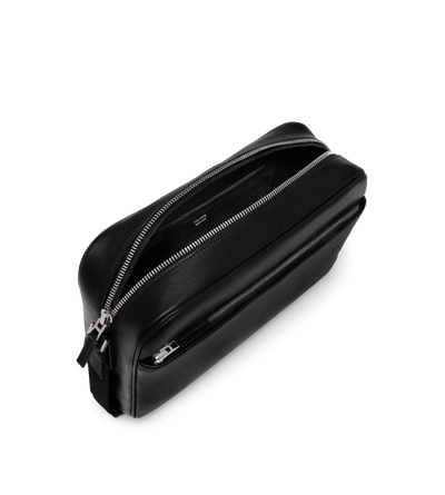 GRAIN LEATHER MINIMAL MESSENGER image number 2