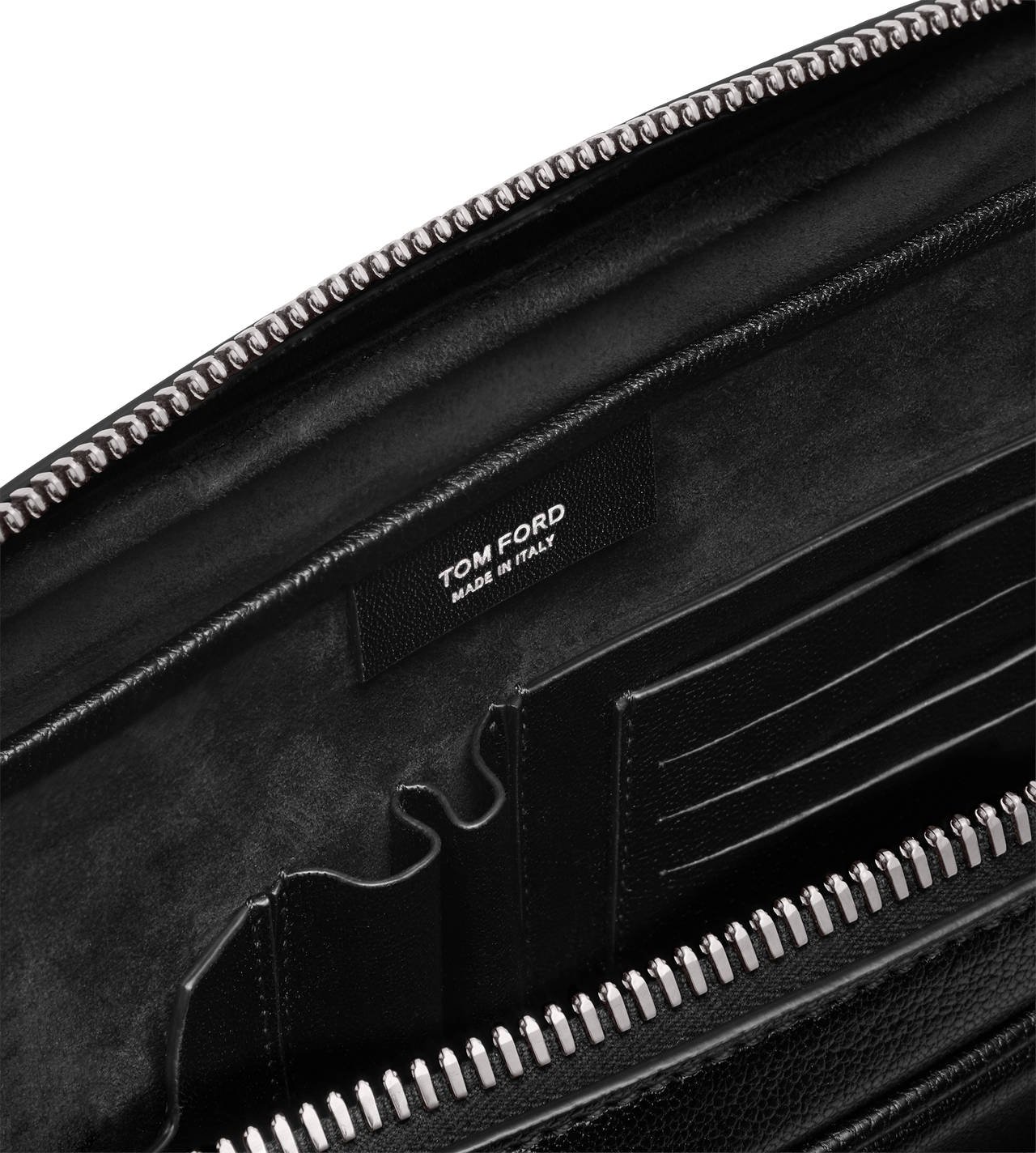 GRAIN LEATHER MINIMAL LAPTOP POUCH image number 3