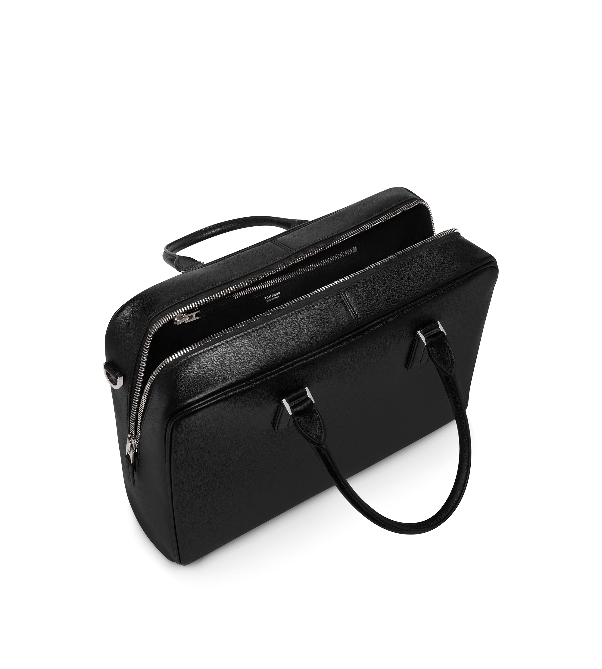 GRAIN LEATHER MINIMAL BRIEFCASE | TOM FORD Fashion