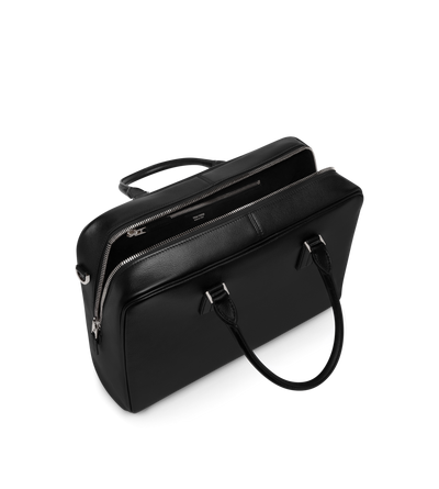 GRAIN LEATHER MINIMAL BRIEFCASE image number 2