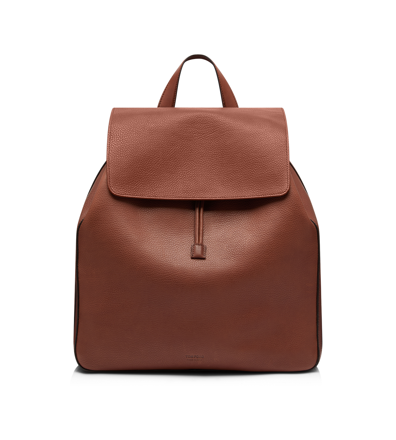 GRAIN LEATHER T-LINE FLAP BACKPACK image number 0