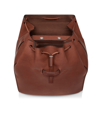 GRAIN LEATHER T-LINE FLAP BACKPACK image number 2