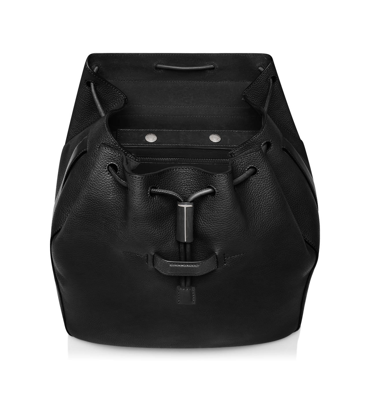GRAIN LEATHER T-LINE FLAP BACKPACK image number 2