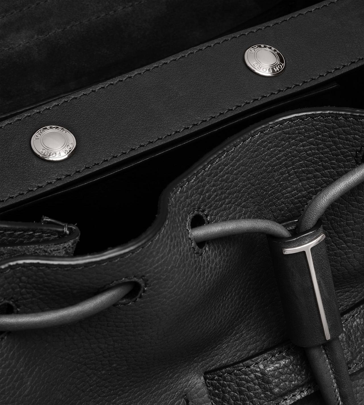 GRAIN LEATHER T-LINE FLAP BACKPACK image number 3