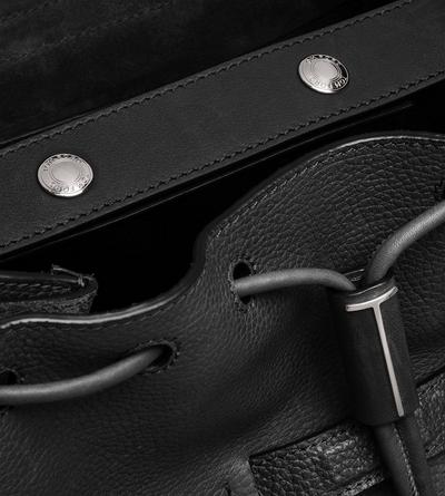 GRAIN LEATHER T-LINE FLAP BACKPACK image number 3